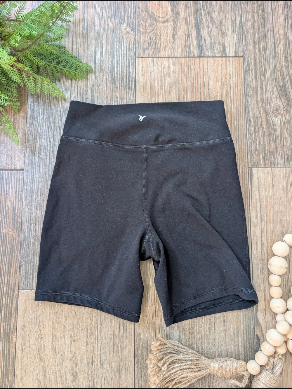 Old Navy Black Girls' Stretch Bike Shorts